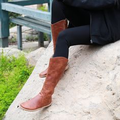 Women Flat KNEE Boots Barefoot Zero Drop BROWN CRAZY Leather Handmade Shoes, 6MM Soft Rubber Outsole - Etsy Handmade Brown Boots With Round Toe, Handmade Leather Casual Boots, Handmade Casual Leather Boots, Casual Handmade Leather Boots, Handmade Casual Boots With Round Toe, Handmade Brown Closed Toe Boots, Flat Knee Boots, Knee Boots Flat, Handmade Shoes