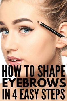 Want gorgeous, thick, and natural eyebrows your friends will envy? We're sharing 14 eyebrow hacks every girl should know, and you don't want to miss out! Blue Eyes Make Up, Shape Eyebrows, Makeup At Home, Aloe Vera Face Mask, Filling In Eyebrows