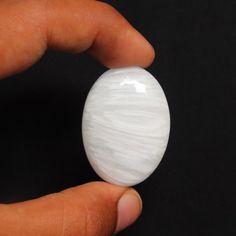 Shiny White Scolecite Cabochon, Natural Scolecite Gemstone, Loose Stone For Jewelry Making, Crystal Stone for Gift, Scolecite from India #9281 Dimensions- Length- 37mm Width- 26mm Thickness- 8mm Weight- 10gm or 50ct  Quality- AAA Quantity- 1 Piece Item no- #9281 Benefits:- Metaphysical- Scolecite strengthens and unlocks our third eye and allows for intense lucid dreaming. With it, extreme vividness and enhanced memory of your nightly inter-dimensional travels is very common. When meditating with White Oval Cabochon Gemstones, Handmade White Beads Gems And Cabochons For Gifts, White Oval Gemstones For Gifts, Handmade Oval White Gemstones, Handmade White Oval Gemstones, Les Chakras, Lucid Dreaming, Spiritual Awareness, Psychic Abilities