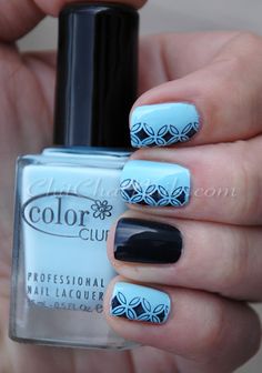 konad stamping Lace Nails, Color Celeste, Nail Blue, Batik Design, Bright Nails, Stamping Nail Art, Great Nails