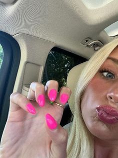 Preppy Nails, Pink Tip Nails, Spring Break Nails, Western Nails, Pink Nail Colors, Punk Nails, Broken Nails, Classy Acrylic Nails