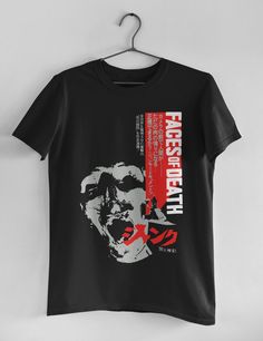 Faces of Death Unisex T-Shirt - Japanese Movie Poster - Cult Cinema - VHS Horror Collector - Gore - Video Nasty - Texas Chainsaw - Evil Dead Check more at https://shirterly.com/product/faces-of-death-unisex-t-shirt-japanese-movie-poster-cult-cinema-vhs-horror-collector-gore-video-nasty-texas-chainsaw-evil-dead/ Tan T Shirt, Texas Chainsaw, Evil Dead, Unisex Tshirt, Movie Poster, Halloween Shirt, Tshirt Colors, Mens Tees, Black Tshirt