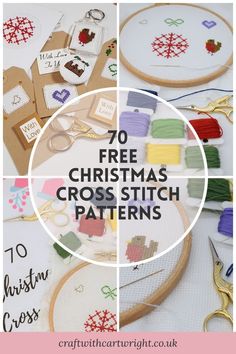 christmas cross stitch patterns with text overlay that says free christmas cross stitch patterns