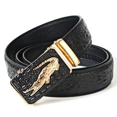 Golden Crocodile, Fancy Outfit, Rock Style Clothing, Golden Copper, Conscious Man, Men Belts, Belt For Men, Black Pants Men, Studs Men