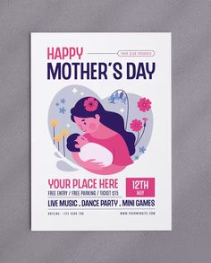 Mother’s Day Flyer Template AI, EPS Mom Support Group, Mom Support, Festival Flyer, Graphic Design Tools, Template Site, Music Logo, Design Tools, Music Design