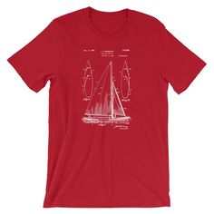 Sailboat Patent T-Shirt. Sailing Shirt Sailing Gift Patent | Etsy Nautical T-shirt With Graphic Print For Sailing, Nautical Graphic Print T-shirt For Sailing, Nautical Style Sail Color T-shirt For Sailing, Sail Colored Nautical T-shirt With Graphic Print, Sail Color Nautical T-shirt With Graphic Print, Nautical Graphic Print T-shirt In Light Blue, Nautical Short Sleeve T-shirt For Sailing, Crew Neck Graphic T-shirt For Sailing, Crew Neck T-shirt With Graphic Print For Sailing