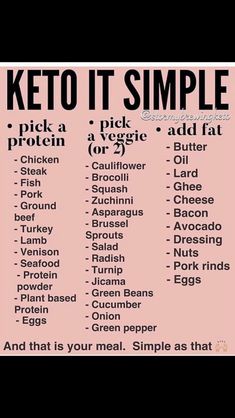 This does look like a simple way to eat--I pretty much like everything on these lists... Keto Quiche, Keto Diet Food, Ketogenic Diet Meal Plan, Ketogenic Diet Plan, Keto Diet Food List, Keto Food List, Makanan Diet, Keto Ideas, Diet Vegetarian