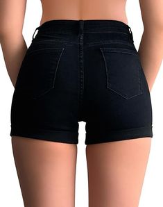 Item No. 786133 This jean shorts made of breathable and comfy denim fabric, which create a great wear experience for you Constructed with mid-rise, summer short jeans feature unique distressed designs in the hemline, taking the daily look up a notch effortlessly The rolled cuff creates a definite separation from the shorts to your legs, making you look even more extraordinary Match these classic 9 pockets shorts with tucked-in shirt or plain blouse to spice up your ordinary style Trendy Stretch Cutoff Jean Shorts, Stretch Cutoff Jean Shorts Trendy Style, Trendy Fitted Cutoff Shorts, Fitted Trendy Jean Shorts, Ripped Stretch Jean Shorts For Summer, Trendy Fitted Ripped Shorts, Trendy Stretch Jean Shorts With Short Legs, Trendy Stretch Jean Shorts With Built-in Shorts, Trendy Stretch Jean Shorts