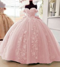 Quinceanera Princess Ball Gown Dresses, Princess Style Quinceanera Ball Gown Dress, Sweet 16 Floor-length Gown For Prom Season, Pink Princess Gown For Banquet, White Ball Gown For Sweet 16, Princess Style Floor-length Gown For Sweet 16, Princess Style Quinceanera Dress For Banquet, Princess Style Quinceanera Ball Gown For Banquet, Pink Quinceanera Dress For Prom Season Banquet