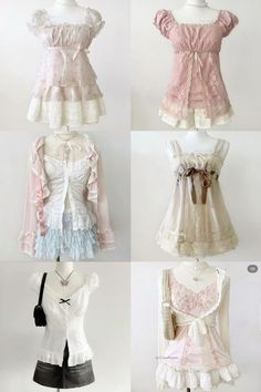 Pink Shoujo Outfit, Shoujo Style Clothing, Coquette Inspo Outfit, Cuqoutte Outfits, Shoujo Girl Outfit Summer, Real Coquette Outfit, Shoujo Outfit Ideas, Shoujo Girl Outfit Aesthetic, Shoujo Girl Fashion