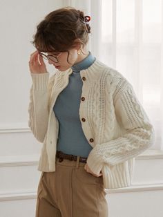 Cardigan Outfits, 가을 패션, Mode Inspiration, Outfit Casual, Looks Vintage, Outfits Casuales, Look Fashion, Modest Fashion, Capsule Wardrobe