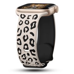 PRICES MAY VARY. 【Unique Sport Leopard Engraved Luxury Design Watch Band】CreateGreat is a top fashion smart watch band store, we found lot of people get boring with their daily apple watch band. We think a watch that CAN BE more fashionable, worn as an essential piece of handicraft. We believe that a engraved pattern will be very attractive in style and design. A Unique Sport engraved pattern/totem will give people more pride, belief and reflecting their personality. So CreateGreat make it. 【Com Wristband Design, Black Apple, Apple Watch Series 3, Silicone Bracelets, Apple Watch Series 1, Wearable Technology, Silicon Bands, Watch Model, Wristbands