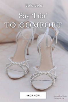 Luciana peep toe, pearl stiletto heels are not your ordinary stilettos. The front straps are decorated with luminous pearls, perfect for a bride who can't get enough of them. The pearl buckle proves that Bella Belle is all about the details, while the soft pillowy padding of the sole provides 12-hour comfort. Luciana pearl peep-toe heels aren't just a wedding shoe; they're your VIP pass to a pearly ever after.