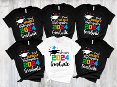 Custom 2024 Kindergarten Family Shirts, Family Graduation Shirts, Kindergarten Shirt, Kindergarten Graduation, Kindergarten Graduation Shirt, Custom 2024 Graduation Shirts, Class Of 2024 Shirt, Class of 2024 Family Graduation Shirts, Graduation Tee * High quality and super soft, comfortable shirt. Made with top-of-the-line vinyl and pressed with a professional grade heat press. * Please check all color and size charts before place the order. Since all shirts are custom made based on your selecti Family Graduation Shirts, Graduation Kindergarten, Graduation Shirts For Family, 2024 Family, Graduation Shirt, Kindergarten Shirts, 2024 Graduation, Kindergarten Graduation, Graduation Shirts