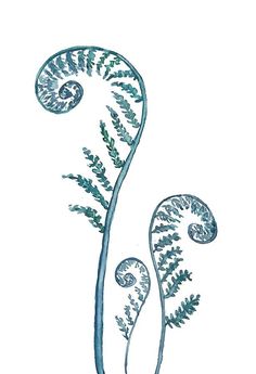 Ferns Drawing Simple, Fern Doodle Simple, Fern Sketch Simple, Fern Tattoo Placement, Small Fern Tattoo, Fern Painting, Fern Art, Autumn Tattoo