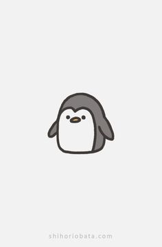 a penguin with an angry look on its face