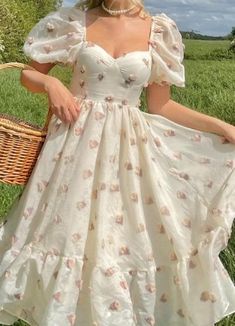 Cottagecore Outfit Ideas, Cottage Core Dresses, Cottagecore Outfit, Cottagecore Dresses, Cottagecore Clothes, Cottagecore Outfits, Aesthetic Dress, Cottagecore Fashion, Dresses Aesthetic