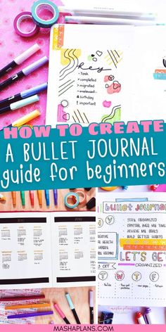 Discover the magic of bullet journaling! If you've been wondering how to create a bullet journal or how to bullet journal for beginners, this step-by-step guide is your new best friend. We'll show you how to make your own bullet journal that's not only functional but also a joy to use every day. Whether you're looking for tips on organization or creative layouts, our bullet journal guide has got you covered. Ready to start the fun? Click now to learn how to start a bullet journal and transform your daily routine! Bullet Journal Guide, Journaling For Beginners, Journal For Beginners, Pilot G2 Pens, Journal Guide, Muji Pens, How To Bullet Journal, Bullet Journal For Beginners