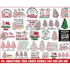 christmas tree bundle svg files