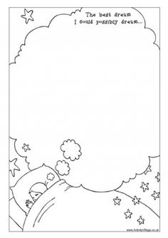 the best dream i could possibly dream coloring page