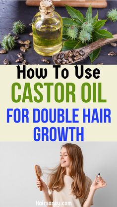 Castor Oil For Double Hair Growth Puff Styles, Castor Oil Hair Mask, Castor Oil Shampoo, Diy Hair Oil, Best Hair Growth Oil, Growing Long Hair Faster, Upper Lip Hair, Easy Braided Hairstyles