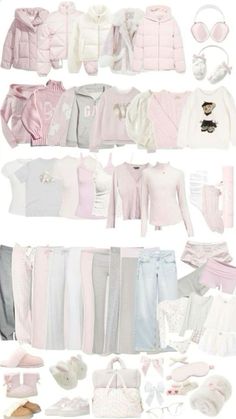 School Outfits For 11-12, Cute Outfit Ideas For 11-12, Coquette Outfits For Summer, Wongyoungism Outfit, Wonyoungism Clothes, Light Pink Clothes, Cute Pink Clothes, Wonyoungism Outfits, Coquette Pants