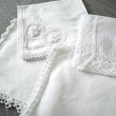 Handkerchief bundle #63. This is a collection of 4 assorted white lace trim vintage handkerchiefs. They would make a wonderful addition to a vintage hankie collection, bridesmaids' gifts, repurposed in creative ways, or simply kept for their pretty vintage charm. One hankie has a small "B" monogrammed in one corner. The hankies measure up to 28cm x 28cm / 11" x 11" each and are in good condition for their age. They have been freshly washed and pressed. You will receive the exact hankies in the p Vintage White Handkerchiefs For Gift, Cheap White Retro Handkerchiefs, Vintage White Handkerchiefs With Lace Work, Vintage White Lace Handkerchiefs, White Victorian Handkerchiefs With Lace Trim, Vintage White Rectangular Handkerchiefs, B Monogram, Small B, Vintage Handkerchiefs