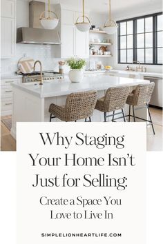 Why Staging Your Home Isn't Just for Selling: Create a Space You Love to Live In Dripping Faucet, Clutter Free Home, Home Again, Lifestyle Inspiration, Intentional Living, Protecting Your Home, Love Your Home, Minimalist Lifestyle, Come Home