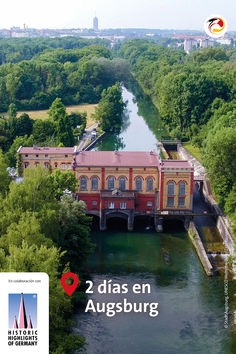 Qué ver y hacer en Augsburg. Ruta de 2, 3, 4 días descubriendo esta histórica ciudad, entre el Renacimiento alemán y el estilo rococó. Destaca su ayuntamiento (Rathaus), la Torre Perlach, el Palacio Schaezler y las tres Fuentes Pracht que dan a la ciudad su aire italiano.
En la imagen, la central hidroeléctrica del Wolfzahnau. 
Augsburg, ciudad hermosa para descubrir en familia, con amigas, en pareja. Viaja por Alemania. Beautiful Places, Portugal, Germany, Indonesia, Travel, Augsburg