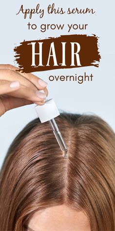 Overnight Hair Growth Serum #haircare #hairgrowth #hairserum #naturalremedies #diyserum #longhair #stronghair #healthyhair #serum #hair #haircaretips Homemade Hair Growth Serum, Overnight Hair Growth, Overnight Hair, Rapid Hair Growth, Overnight Hairstyles, Hair Growth Secrets, How To Grow Your Hair Faster, Hair Mask For Growth, Hair Remedies For Growth