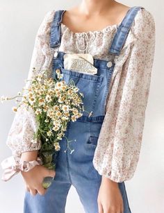 Casual Cottagecore Outfits, Cottagecore Fashion Casual, Cottagecore Spring, Casual Cottagecore, Cottagecore Outfit, Cottagecore Clothes, Look Retro