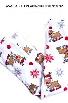 Soft and Cozy Reindeer Christmas Plush Lounge Pants Womens Juniors White ◆ AVAILABLE ON AMAZON FOR: $14.97 ◆ Lounge around in these super soft, super cute, & super fun Reindeer in Santa Hats Snowflake print pants! These snuggly pants are perf for relaxing during the holidays! Black Khaki Pants, Christmas Lounge, Reindeer Pajamas, Khaki Pants Women, Chino Pants Women, Rudolph Reindeer, Holiday Headbands, Mens Lounge Pants, High Waisted Dress Pants