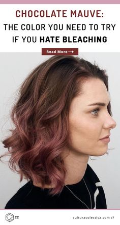 Chocolate Mauve Hair, Mauve Hair, Black Cherry Hair, Short Punk Hair, Hair Shade, Cherry Hair, Pink Shades, Punk Hair