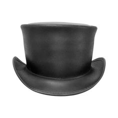 El Dorado Hat Handmade Leather Top Hat Steampunk Handmade Black Leather Top Hats | eBay Black Leather Hat With High Crown, Black Leather Brimmed Top Hat, Black Leather Top Hat With Flat Brim, Fitted Black Leather Top Hat, Black Steampunk Hat With High Crown, Black High Crown Steampunk Hat, Black Leather Top Hat With Flat Crown, Steampunk Leather Hat With Adjustable Fit, Steampunk Adjustable Top Hat With Flat Brim