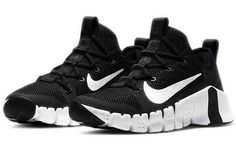 Nike Womens WMNS Free Metcon 3 Black CJ6314-010 Nike Free Metcon, Mens Training Shoes, Wide Heels, Training Sneakers, Nike Metcon, Athletic Training, Womens Training Shoes, Cross Training Shoes, Training Shoes