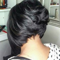 Nice! Bob Black Hairstyles, Bob Black, Short Black Hair, Short Natural Hair Styles, Short Bob Hairstyles