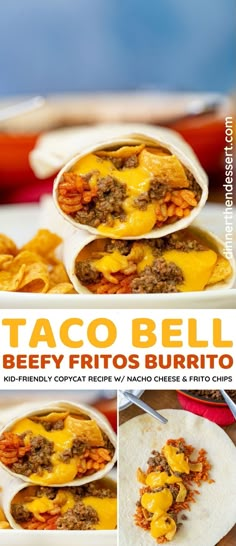 taco bell beef fritos burrito recipe