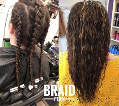 Braid Perms Before And After, Braided Perm Beach Waves, Braid Perm Long Hair, French Braid Perm Before And After, Multi Textured Perm Long Hair, Braid Perm Before And After, Braided Perm Before And After, Root Perm Before And After, 2023 Perm Trends