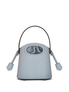 ETRO  Saturno leather mini bag Luxury Blue Bucket Bag With Top Carry Handle, Blue Calf Leather Bag With Gold-tone Hardware, Designer Light Blue Shoulder Bag With Detachable Strap, Luxury Blue Bucket Bag With Double Handle, Blue Leather Bag With Round Handle, Blue Leather Bags With Round Handle, Designer Light Blue Top Handle Shoulder Bag, Light Blue Leather Bag With Top Carry Handle, Blue Shoulder Bag With Detachable Strap And Round Handle