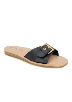 PRICES MAY VARY. Buckle detail Synthetic Upper Soft padded insole Fashion Slides, Slide Sandals, Special Features, Slides, Lily, Faux Leather, Buckle, For Free, Sandals