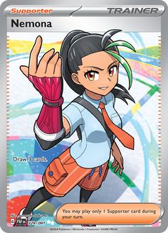 the card features an image of a female character