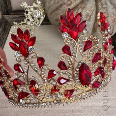 queen of hearts crown Queen Of Hearts Accessories, Story Book Costumes, Royal Status, Book Costumes, The Queen Of Hearts, Alice's Adventures In Wonderland, Heart Crown, Heart Accessories, Topsy Turvy