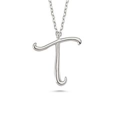 Made with 925 Sterling SilverRhodium Plated16 inch / 41 cm chain length2 inch / 5 cm extension length0.5 inch / 2 cm flat T pendant length T Initial Necklace, T Initial, T Letter, Letter Necklace Silver, Initial Letter Necklace, Initial Necklace Silver, Silver Necklace Chain, Pretty Jewelry Necklaces, Sterling Silver Initial