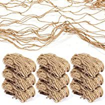 several pieces of rope are stacked on top of each other with the string attached to them