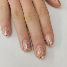 Nails Design Short, Nails For Wedding, Nails Acrylic Almond, Rose Gold Nails Design, Bubble Nails, Nails Short Acrylic, Nails Round, Ombre Nail Art Designs, Nails Acrylic Short