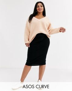 Black Pencil Skirt Outfit, Pencil Skirt Outfits Casual, Plus Size Pencil Skirt, Vinyl Mini Skirt, Pencil Midi Skirt, Ruched Midi Skirt, Bodycon Pencil Skirt, Midi Skirt Outfit, Pencil Skirt Outfits