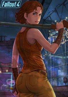 Cait Fallout 4, Fallout 4 Fan Art, Fallout Poster, Fallout 4 Companions, Fallout Posters