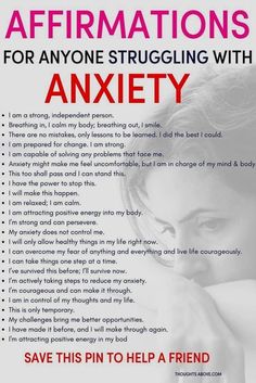 Affirmations for #caregivers struggling with anxiety: Coping Skills, Mental Wellness, Emotional Health, Daily Affirmations, The Words, Positive Affirmations, Self Improvement, Self Help