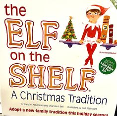 an advertisement for the elf on the shelf