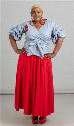 Solid Maxi Skirt – Diva's Den Fashion Fitted Red Maxi Skirt For Fall, Red Fitted Maxi Skirt For Fall, Fitted Red Maxi Skirt For Spring, Blue Maxi Skirt Outfit, Blue Maxi Skirt, Embroidered Rose, Maxi Skirt Outfits, Head Wrap, Navy Pink